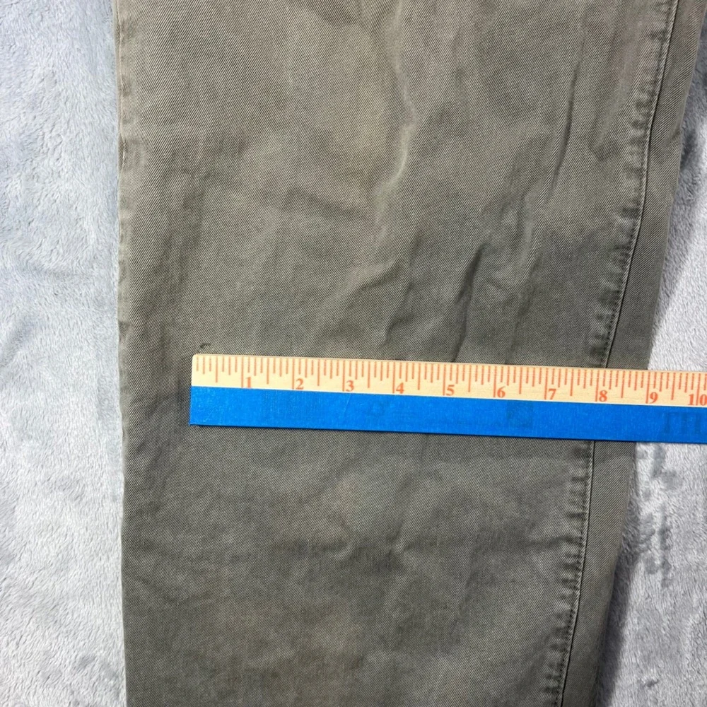 BANANA REPUBLIC Chinos Mens 40L Olive Green Cotton Twill Button‎ Fly USA
